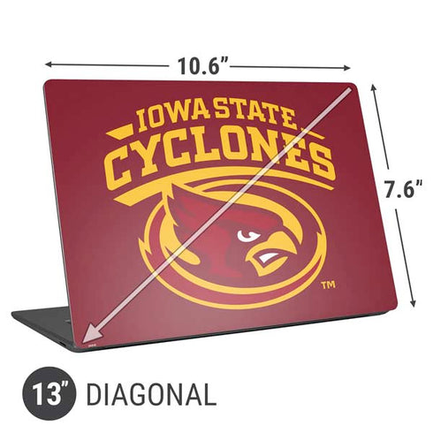 Iowa State University Cyclones Universal Laptop 13in (10.6 x 7.6in) Skin